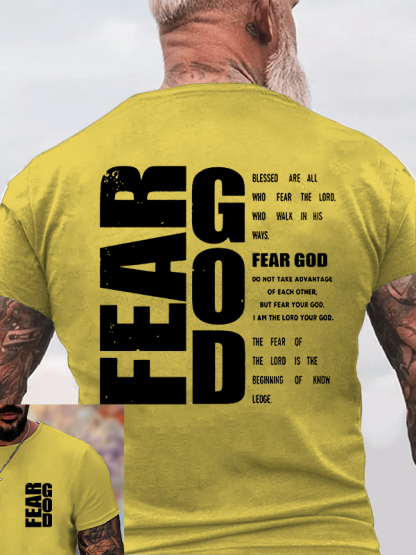 Fear God Christian Cotton T-Shirt