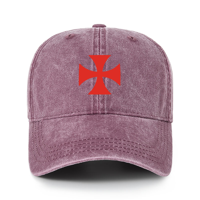 Heritage Washed Cap - Knights Templar Cross