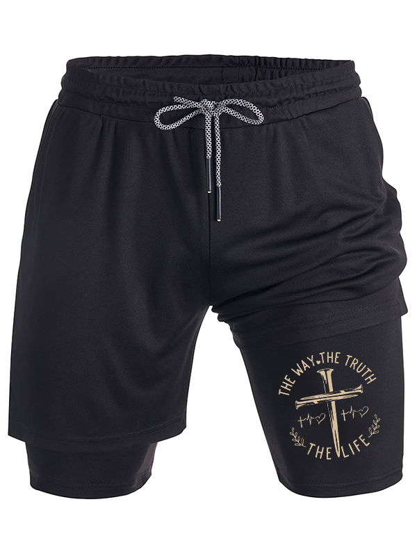The Way The Truth The Life Christian Performance Shorts