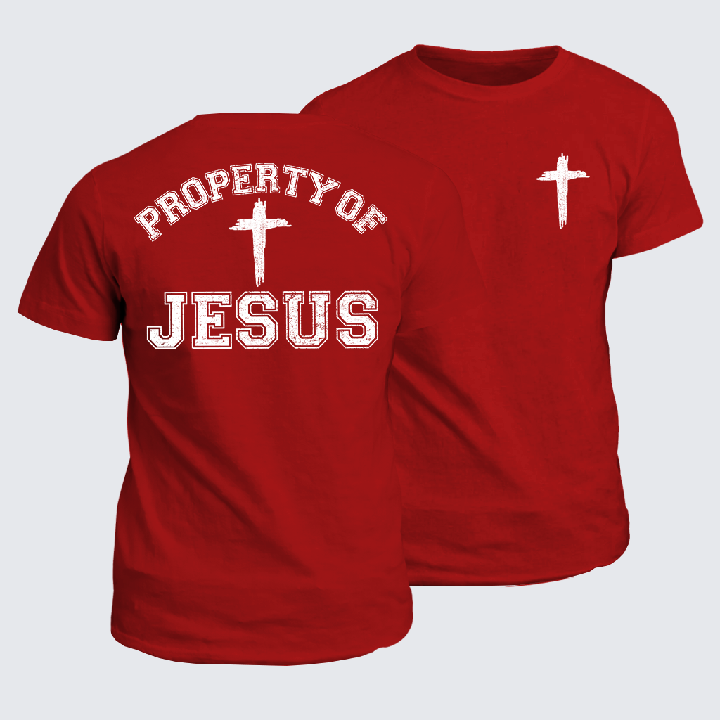 Property of Jesus Jesus God Christian Cotton T-Shirt