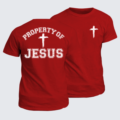 Property of Jesus Jesus God Christian Cotton T-Shirt