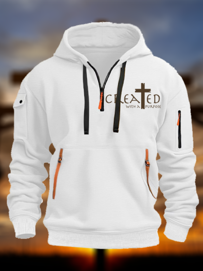 Created with a Purpose  Zipper Hoodies