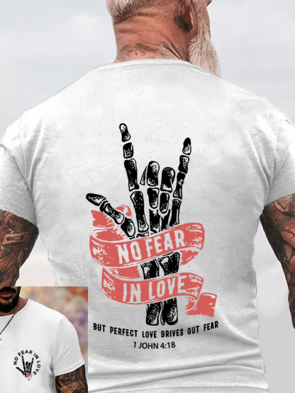 No Fear In Love Christian Cotton T-Shirt