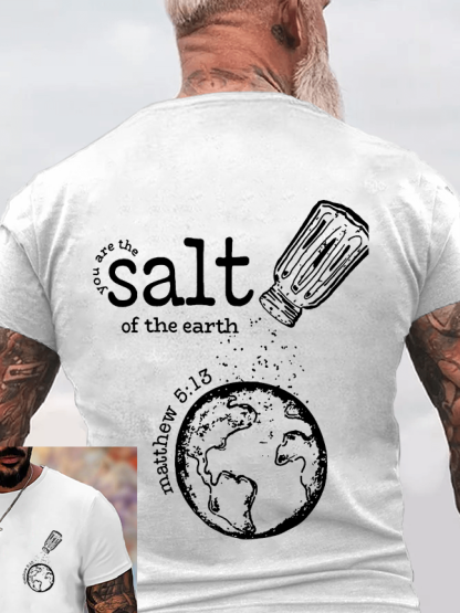 You Are The Salt Of The Earth Christian Cotton T-Shirt
