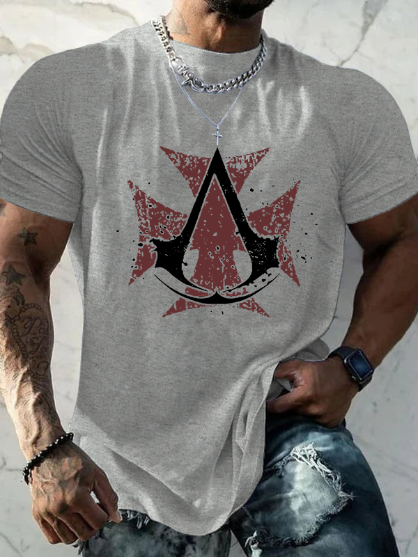 Cross Crew Neck Christian Cotton T-Shirt