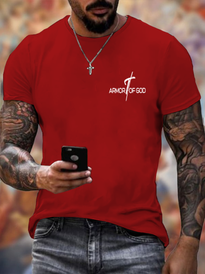 Armor Of God Christian Cotton T-Shirt