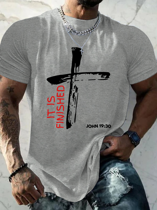 It Is Finished Christian Cotton T-Shirt