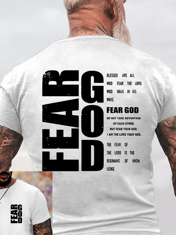 Fear God Christian Cotton T-Shirt
