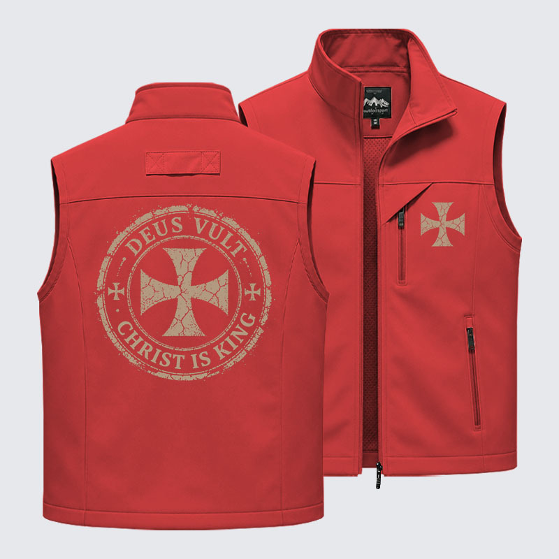 Deus Vult Christ Is King Outdoor Quick-dry Vest