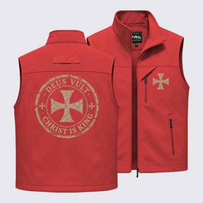 Deus Vult Christ Is King Outdoor Quick-dry Vest