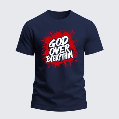 Heavyweight Cotton Tee - God Over Everything