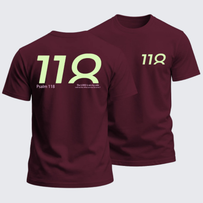 Heavyweight Cotton Tee - Psalm 118