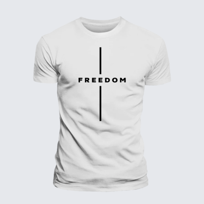 Freedom Is Not Free Jesus God Christian Premium Mercerized Cotton Tee
