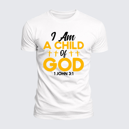 Child Of God Jesus God Christian  – Luxe Mercerized Interlock Cotton Tee