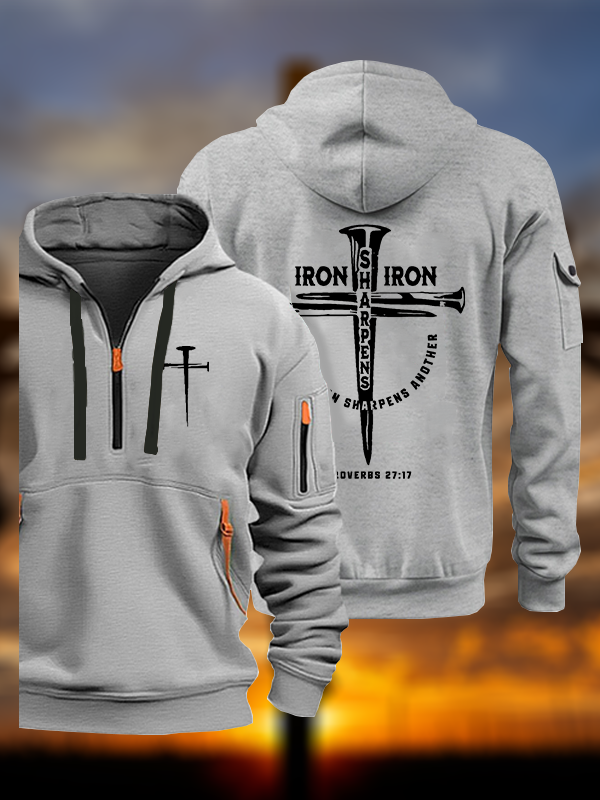Iron Jesus God Christian Zipper Hoodies