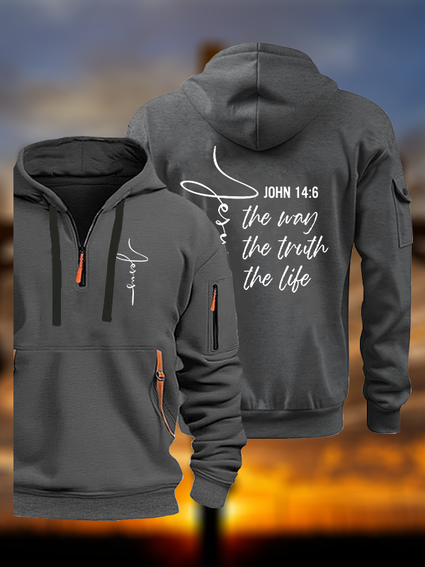 Jesus The Way The Truth The Life Jesus God Christian Zipper Hoodies