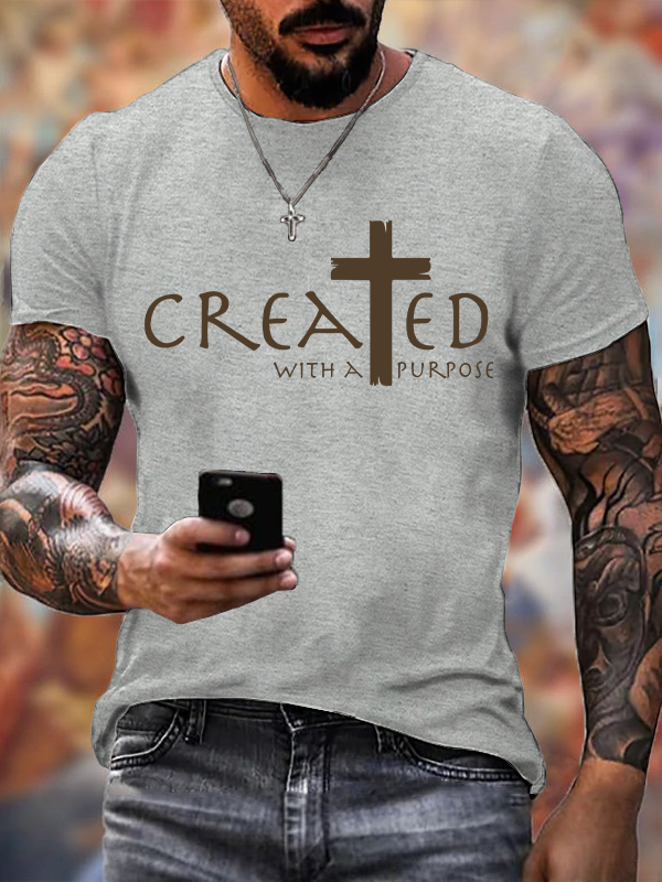 Created with a Purpose Cotton T-Shirts