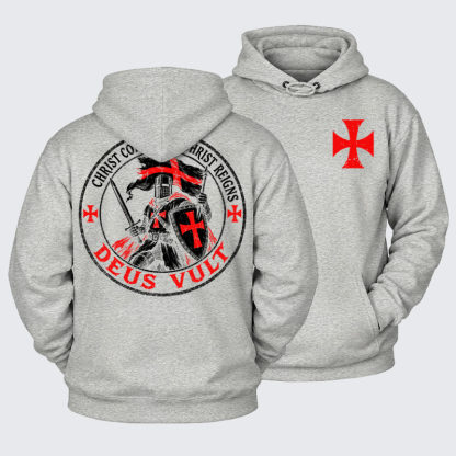 [Copy]Plush Fleece-Lined Hoodie - The Way The Truth The Life