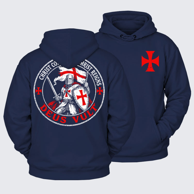 [Copy]Plush Fleece-Lined Hoodie - The Way The Truth The Life