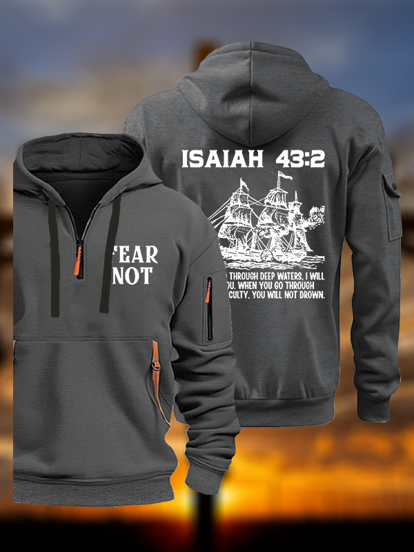 Fear Not Jesus God Christian Zipper Hoodies