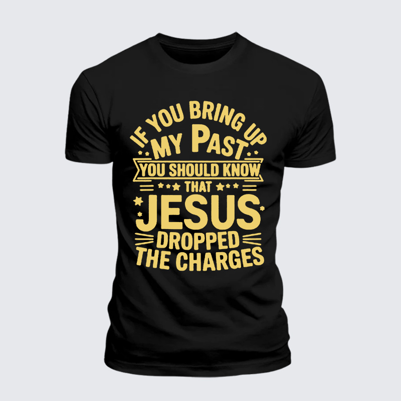 Man Of God Husband Dad Jesus God Christian Cotton T-Shirt