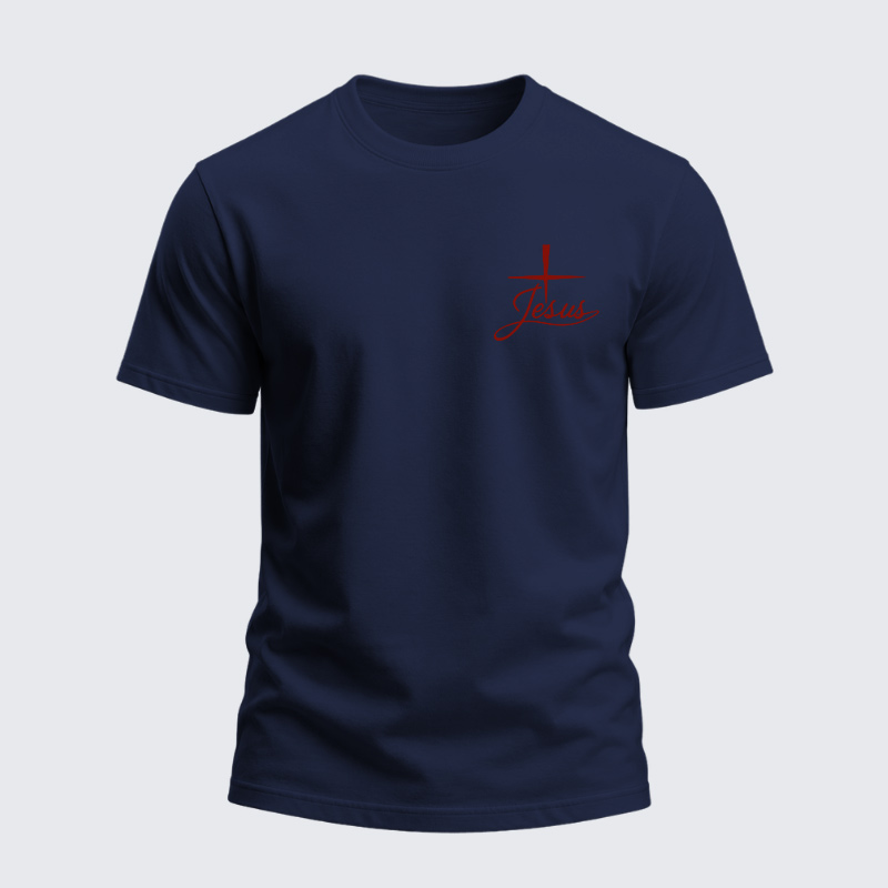 Heavyweight Cotton Tee - Faith Jesus