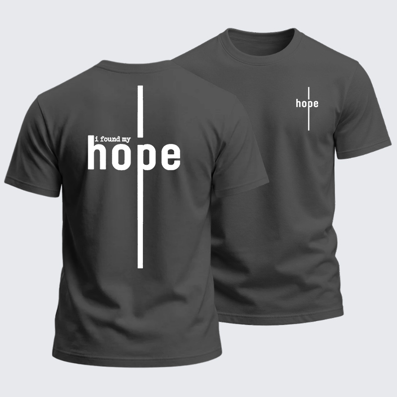 Heavyweight Cotton Tee - I Found My Hope