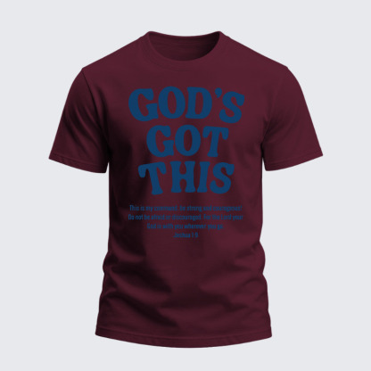 Heavyweight Cotton Tee - God's Got This Jesus God