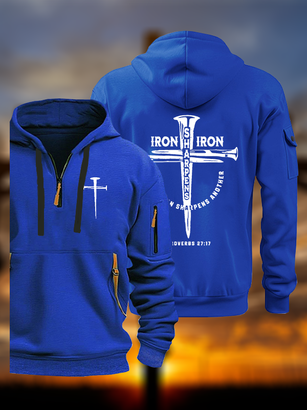 Iron Jesus God Christian Zipper Hoodies