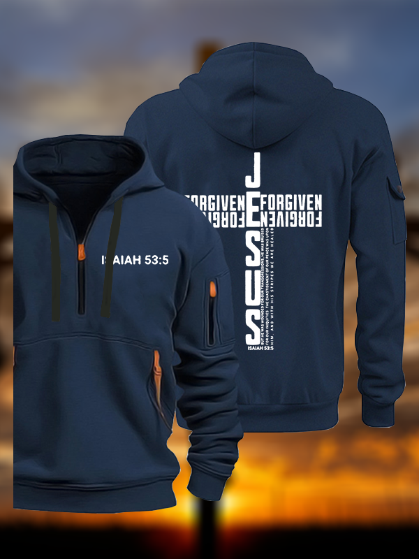 Jesus Forgiven Jesus God Christian Zipper Hoodies