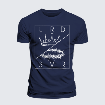 Lord Savior Jesus God Christian Premium Mercerized Cotton Tee
