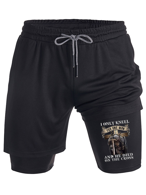 I Only Kneel for One Man Christian Performance Shorts