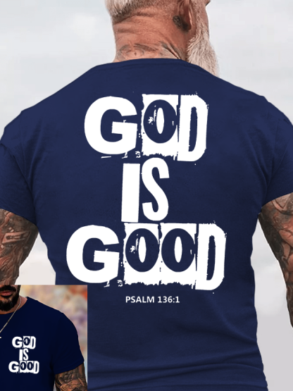 God Is Good Jesus God Christian Cotton T-Shirt