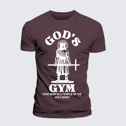Your Body Is A Temple Of The Holy Spirit Jesus God Christian Premium Mercerized Cotton Tee