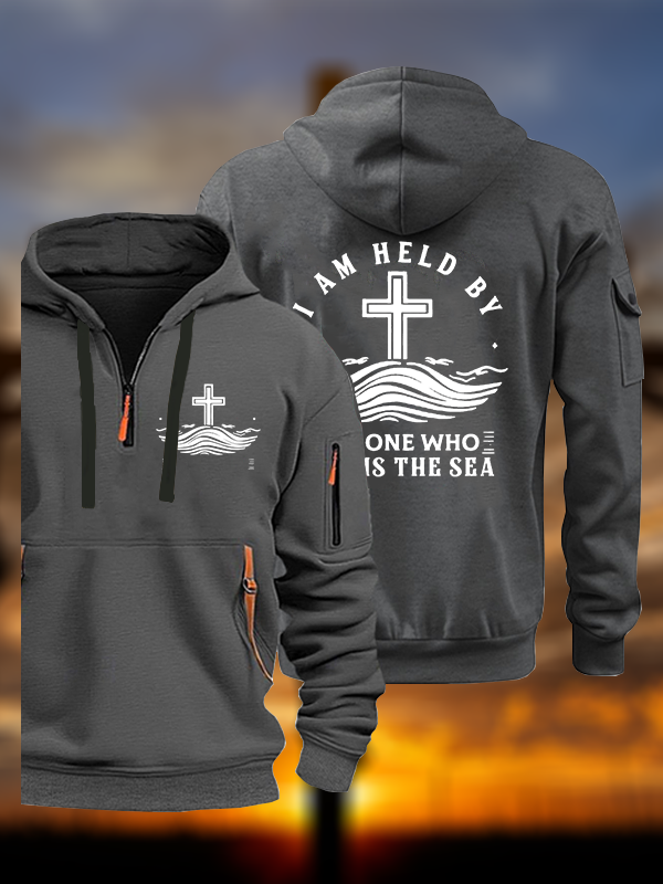 I Am Held By Jesus Who Calms The Sea Jesus God Christian Zipper Hoodies