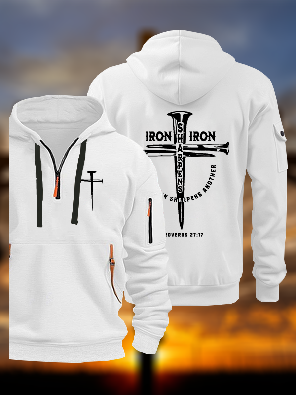 Iron Jesus God Christian Zipper Hoodies