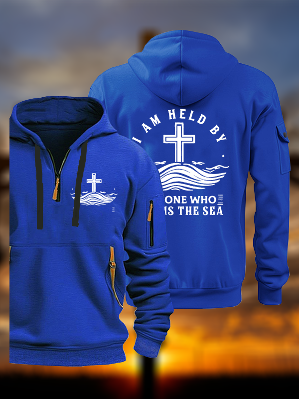 I Am Held By Jesus Who Calms The Sea Jesus God Christian Zipper Hoodies