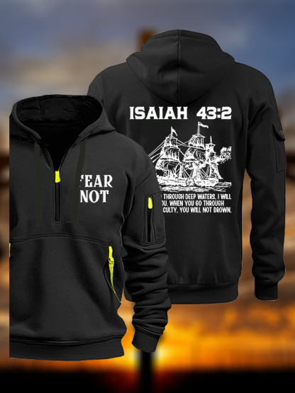 Fear Not Jesus God Christian Zipper Hoodies