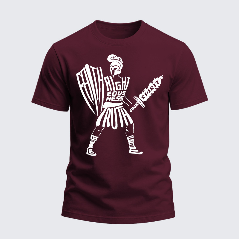 Heavyweight Cotton Tee - Put on The Full Armor of God