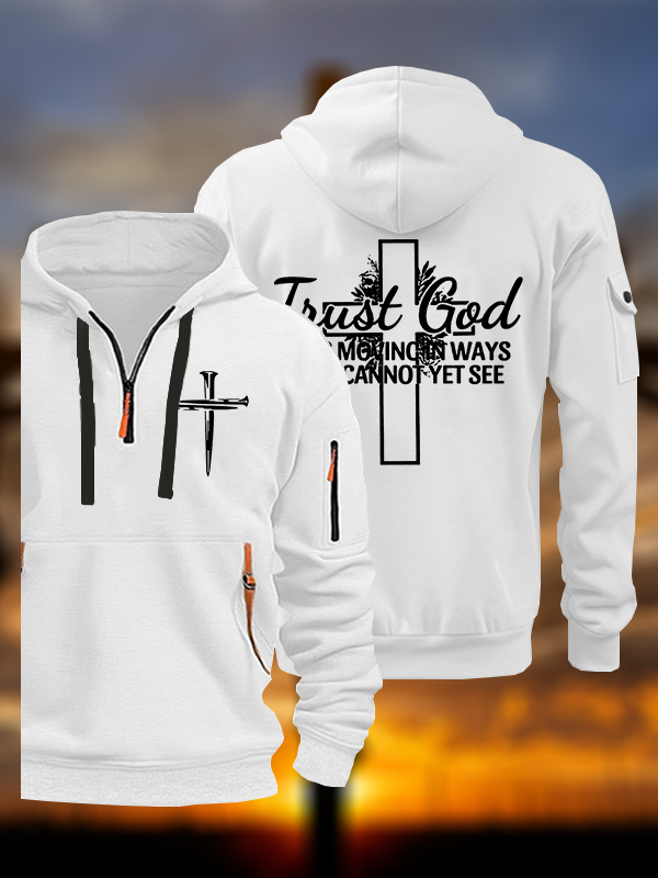 Trust God Jesus God Christian Zipper Hoodies