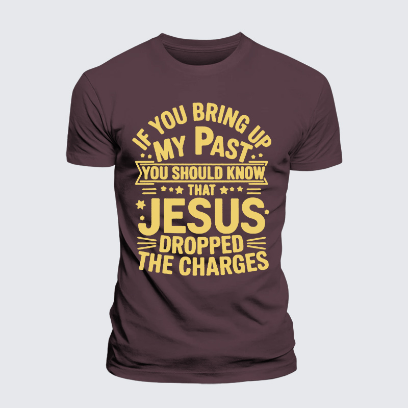 Jesus Dropped Jesus God Christian Premium Mercerized Cotton Tee