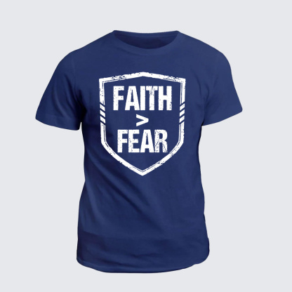 Classic Cotton Tee - Faith > Fear