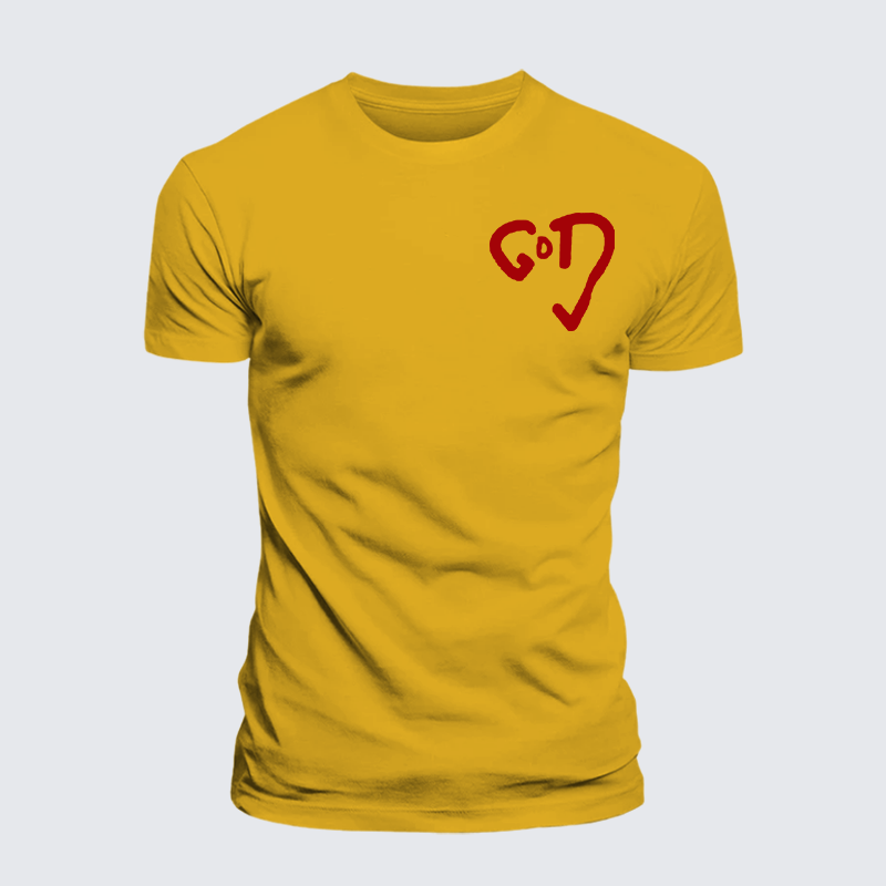 The God Jesus God Christian Premium Mercerized Cotton Tee