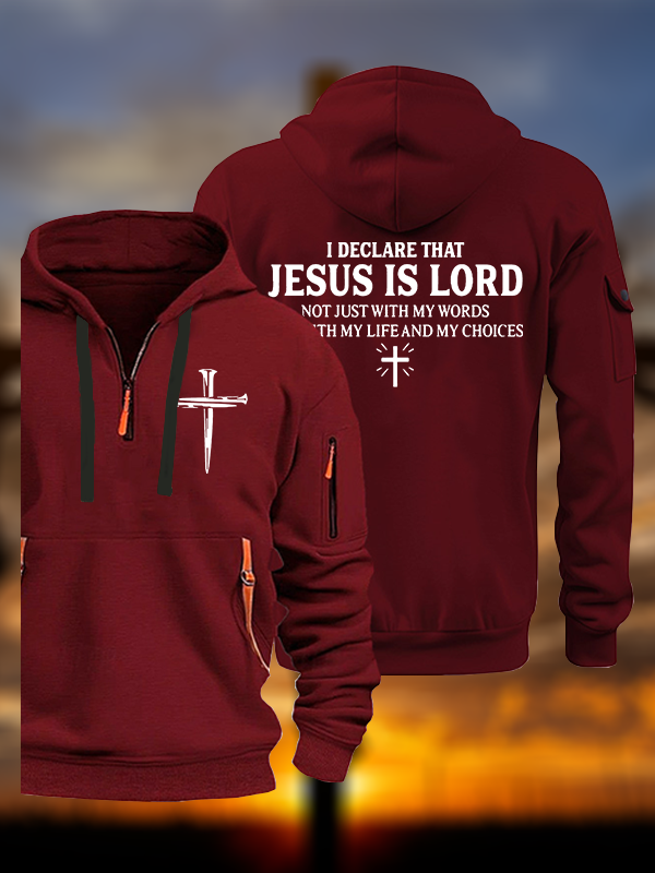 Jesus Is The Lord Jesus God Christian Zipper Hoodies