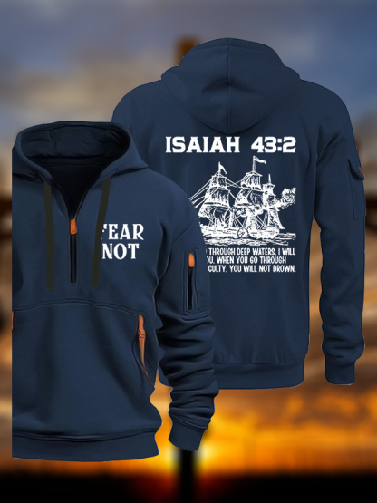 Fear Not Jesus God Christian Zipper Hoodies