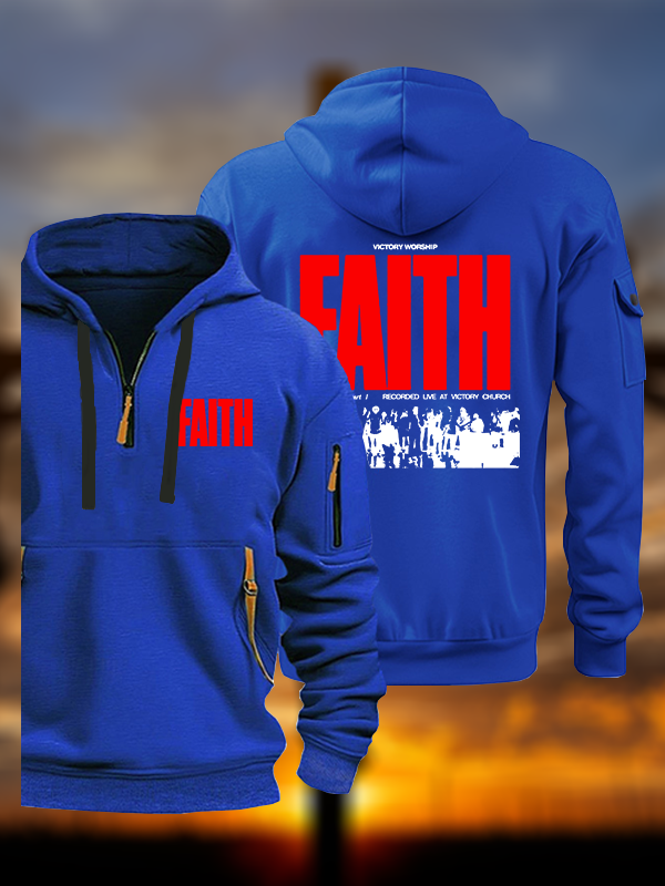 Faith Jesus God Christian Zipper Hoodies