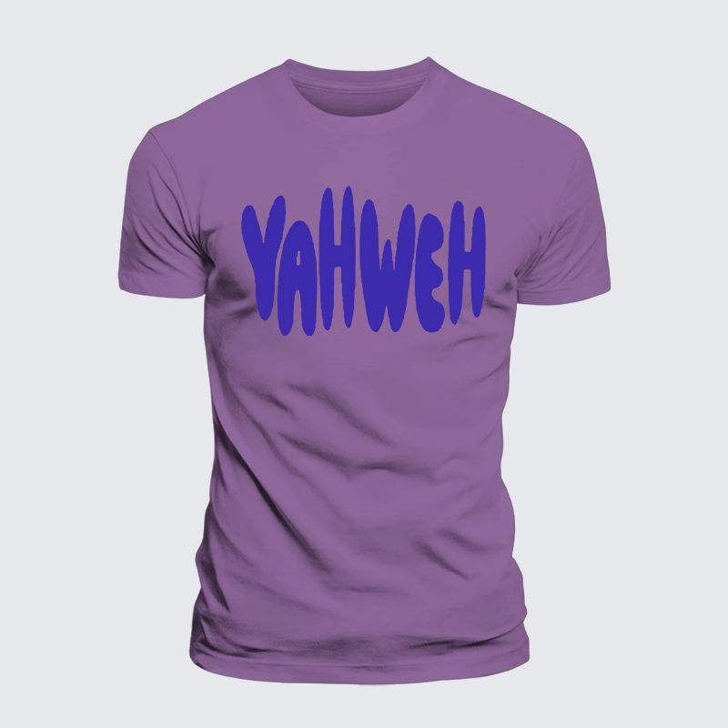 YAHWEH Jesus God Christian Premium Mercerized Cotton Tee
