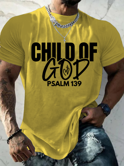 Child Of God Jesus God Christian Cotton T-Shirt