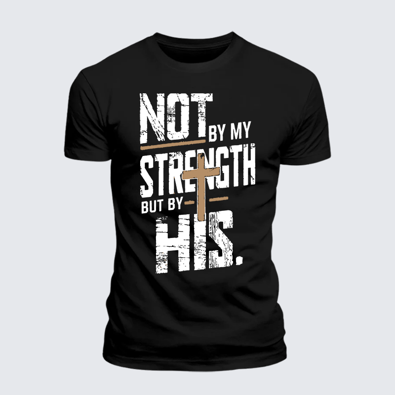 Man Of God Husband Dad Jesus God Christian Cotton T-Shirt