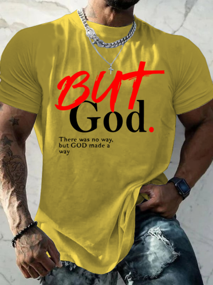 But God Jesus God Christian Cotton T-Shirt